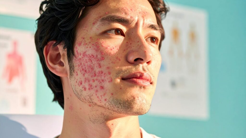 หลุมสิวลึกหรือหลุมสิวเรื้อรัง